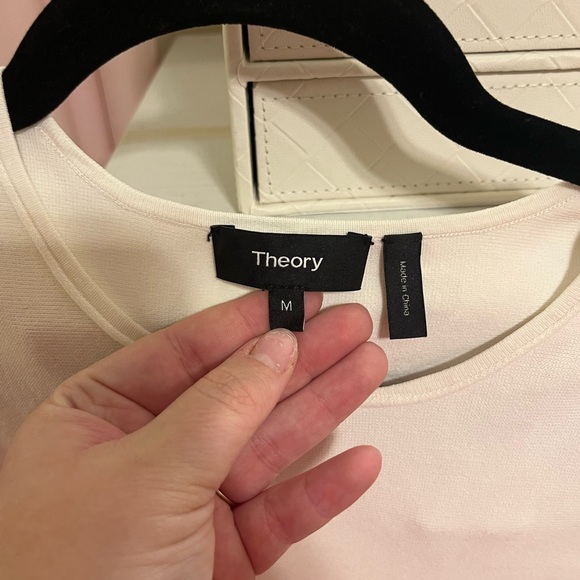 Theory White Blouse - Picture 3 of 5